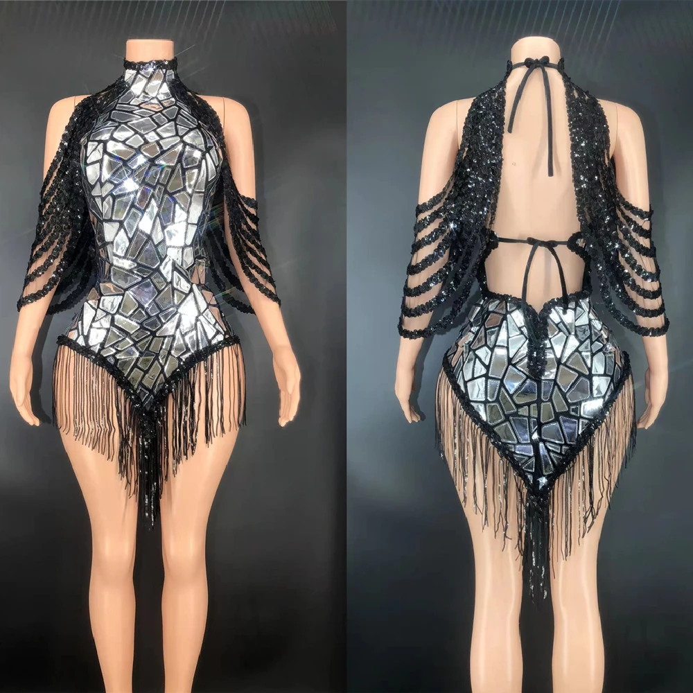 Черная сценическая одежда для ночного выхода сценический наряд Drag Queen 2022