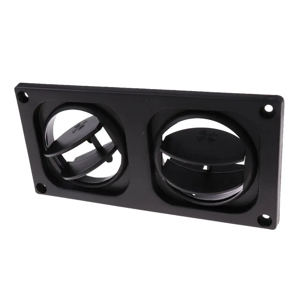 

dolity Car RV Round Ceiling A/C Vent Collar Cover Screw Open Close Rotate