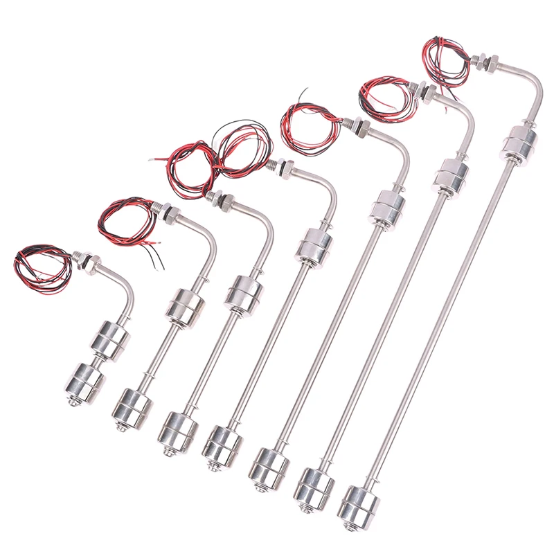 

100-400mm Stainless Steel Double Ball Float Switch Tank Liquid Water Level Flow Sensor Water Level Controller