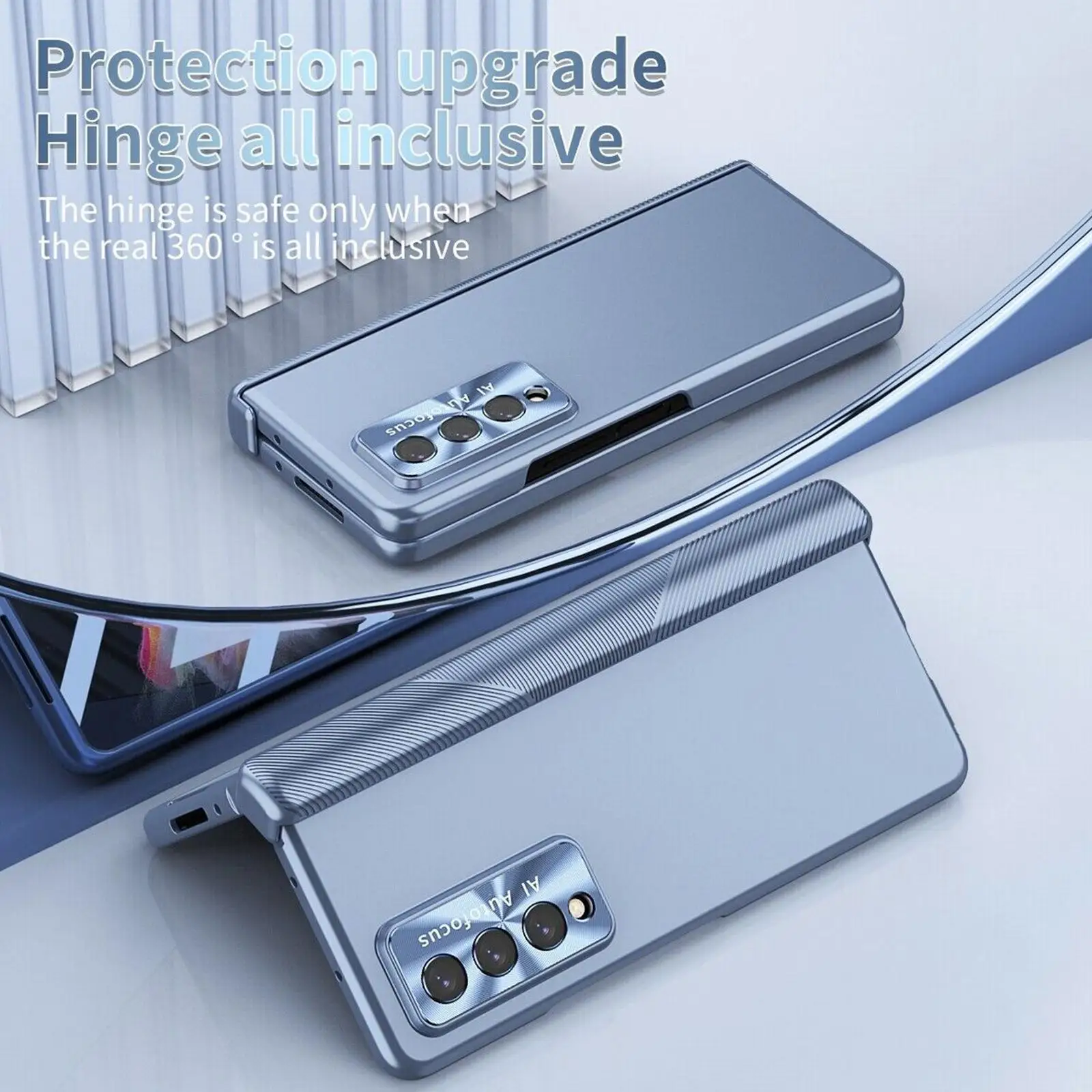 

Чехол для Samsung Galaxy Z Fold 3, закаленное стекло, с отверстием для стилуса