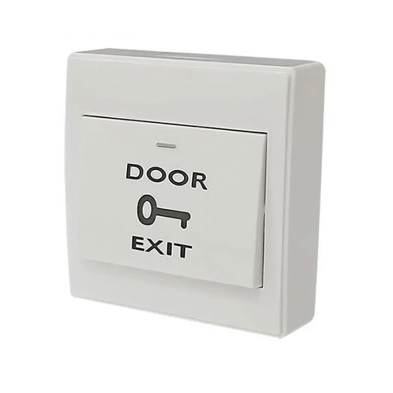 10 шт. установленная кнопка выхода с нижней коробкой для открытой двери кнопочный