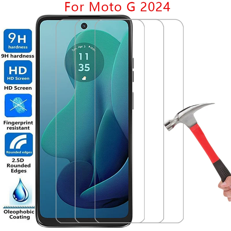 Чехол для телефона motorola moto g 2024 закаленное стекло на motorolag motog g2024 motog2024 5 г задняя