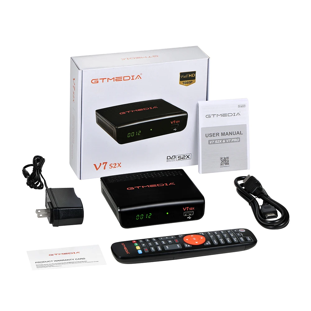 ТВ-приставка GTMEDIA V7 S2X/S5X 1080P HD USB Wi-Fi |