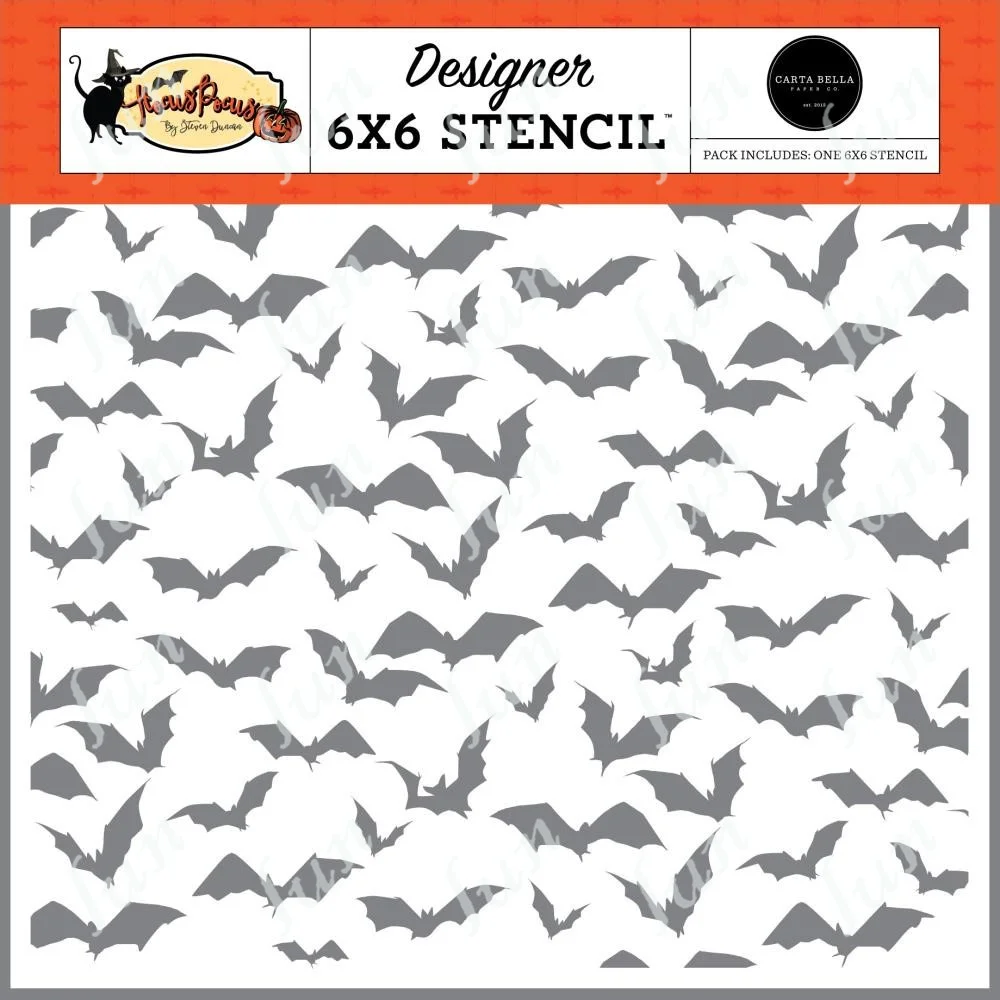 

Hot Selling Bat Cave Plastic Stencil for DIY Paper Card Making Photo Album Decoration Scrapbooking Craft Layered Stencil