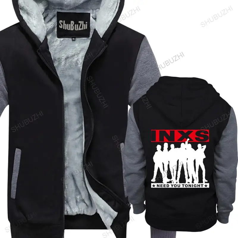 

warm coat men fleece hoody INXS NEED YOU TONIGHT SINGLE KICK MICHAEL HUTCHENSE ROCK BAND men winter sweatshirt drop shipping