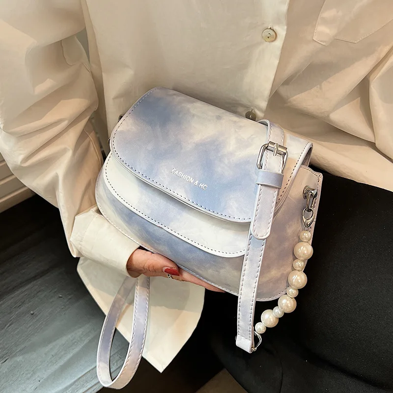 

Popular Fashion Women's Shoulder Bag 2022 Summer Brand Bag New Versatile Casual Messenger Bag Texture Simple Saddle Bag