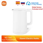( Code ALIKDARIT249  -249 рубОригинальный электрический чайник Xiaomi Mijia емкостью 1,5 л, чайник для воды Mi Home из нержавеющей стали, быстрое кипячение, светодиодный индикатор