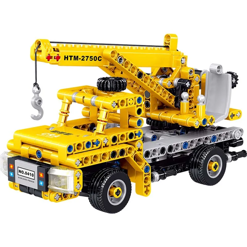 

Crane block Construction Crane Blocks Technical City Engineering Vehicle Crab Car Building Bricks Kids Toys Gifts for Children B