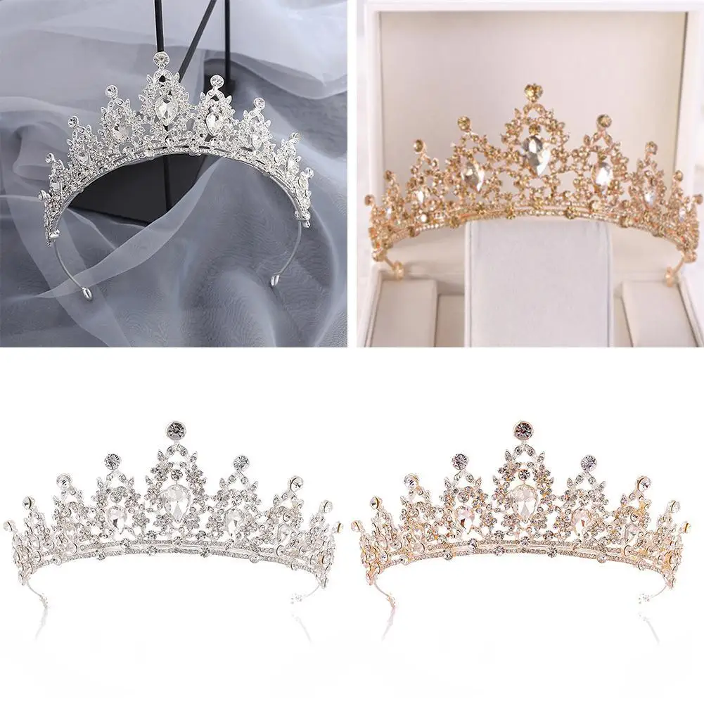 Ювелирные изделия популярная бижутерия Хрустальная корона тиара повязка на