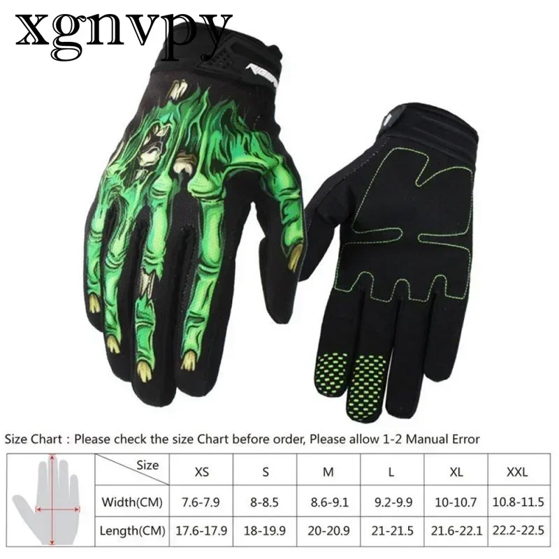 Оригинальные Нескользящие перчатки XGNVPY для езды на мотоцикле и велосипеде с