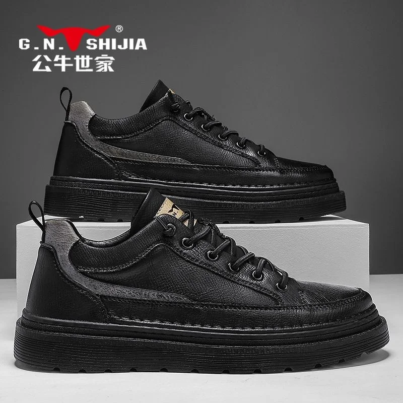 

Мужские туфли на мягкой подошве, из натуральной кожи