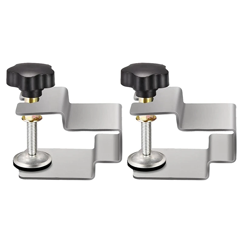 

2PCS Stainless Steel Cabinet Installation Clamps Tools Cabinet Hardware Fixtures Clamps For Drawer Front Panel Installation