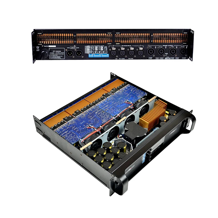 Профессиональный усилитель мощности Class td 2U 4ch 1350 Вт четырехканальный цифровой