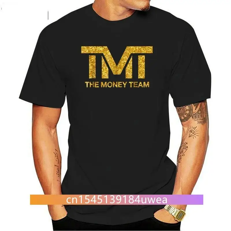 New 2021 Fashion summer Tshirt  100% Cotton Creative Graphic TMT The Money T Shirt Team Golden