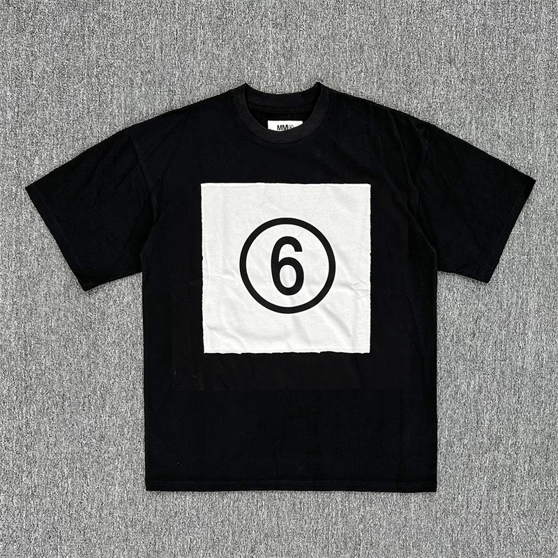 

Футболка свободная хлопковая с коротким рукавом, с цифровым принтом