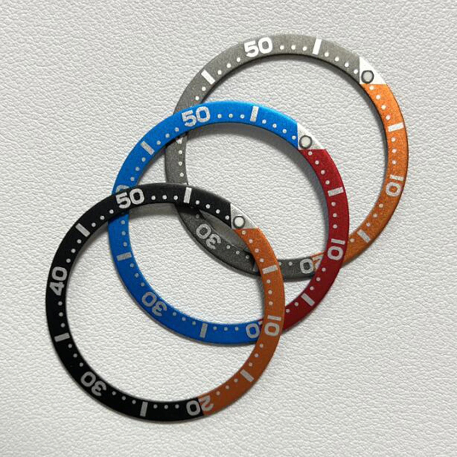 38.8MM Aluminum Watch Bezel Ring Inner Diameter 32.5MM Metal Insert Rings For Smartwatch Cover Watch Repair Accessories