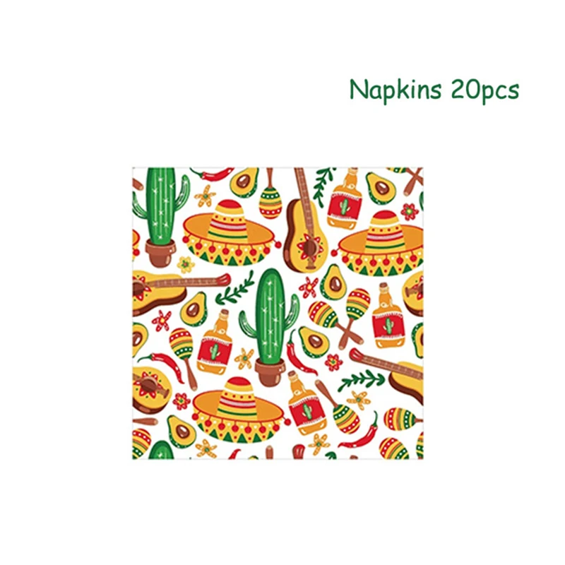 

Мексиканская праздничная посуда из картона