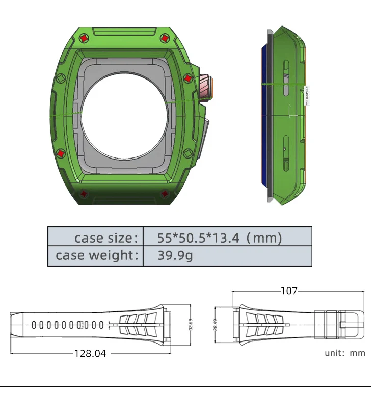 Скидка Galaone новое поступление 44 45 мм металлический чехол для часов с мягким силиконовым ремешком для Apple Watch серия 4 5 6 7 SE браслет