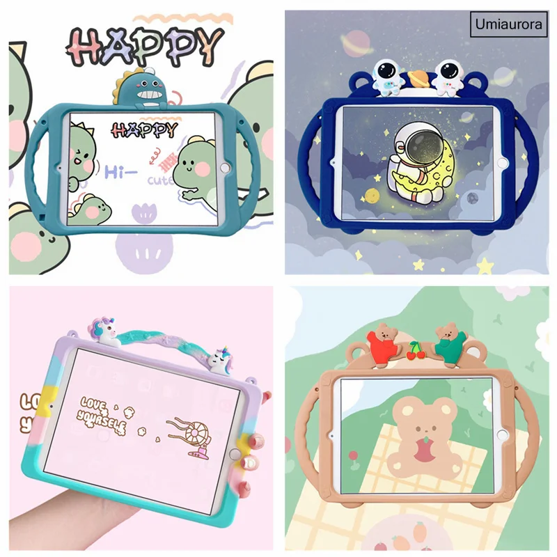 

For Samsung Galaxy Tab A8 10.5 SM-X200 SM-X205 A7 Lite SM-T500 T220 Silicon Case Tab A 8.0 2019 SM-T290 T510 Cartoon Kids Cover