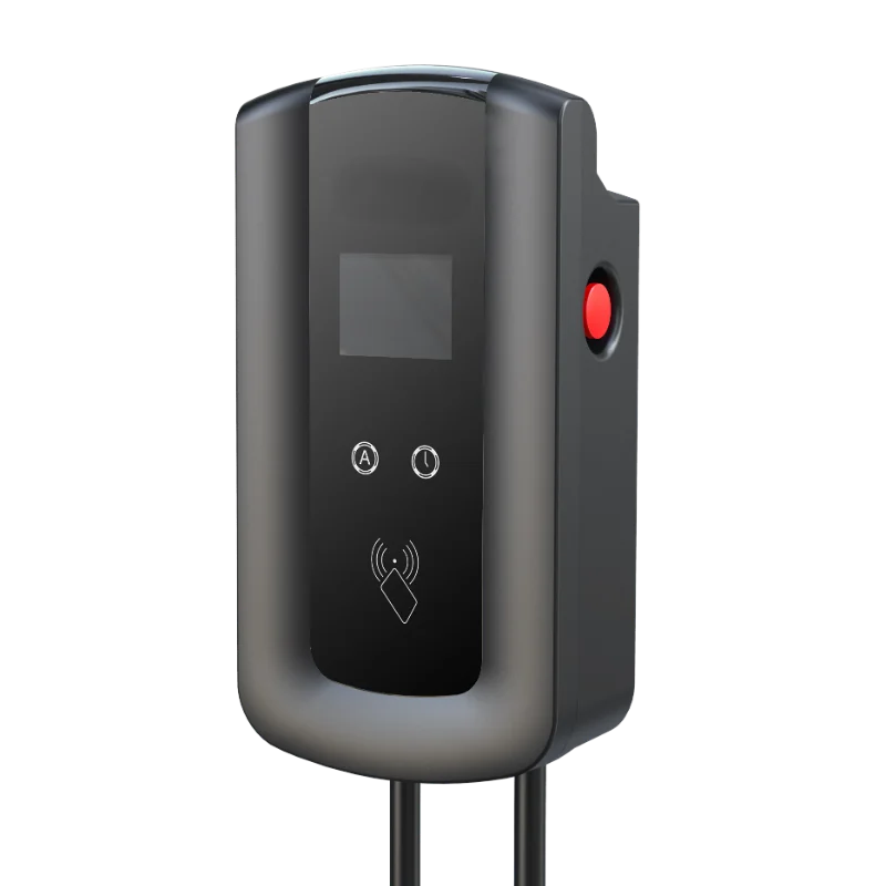 

Wallbox 3 phase smart Ev charger 7kw 11kw 22kw adjustable current App RFID Card ev charging station