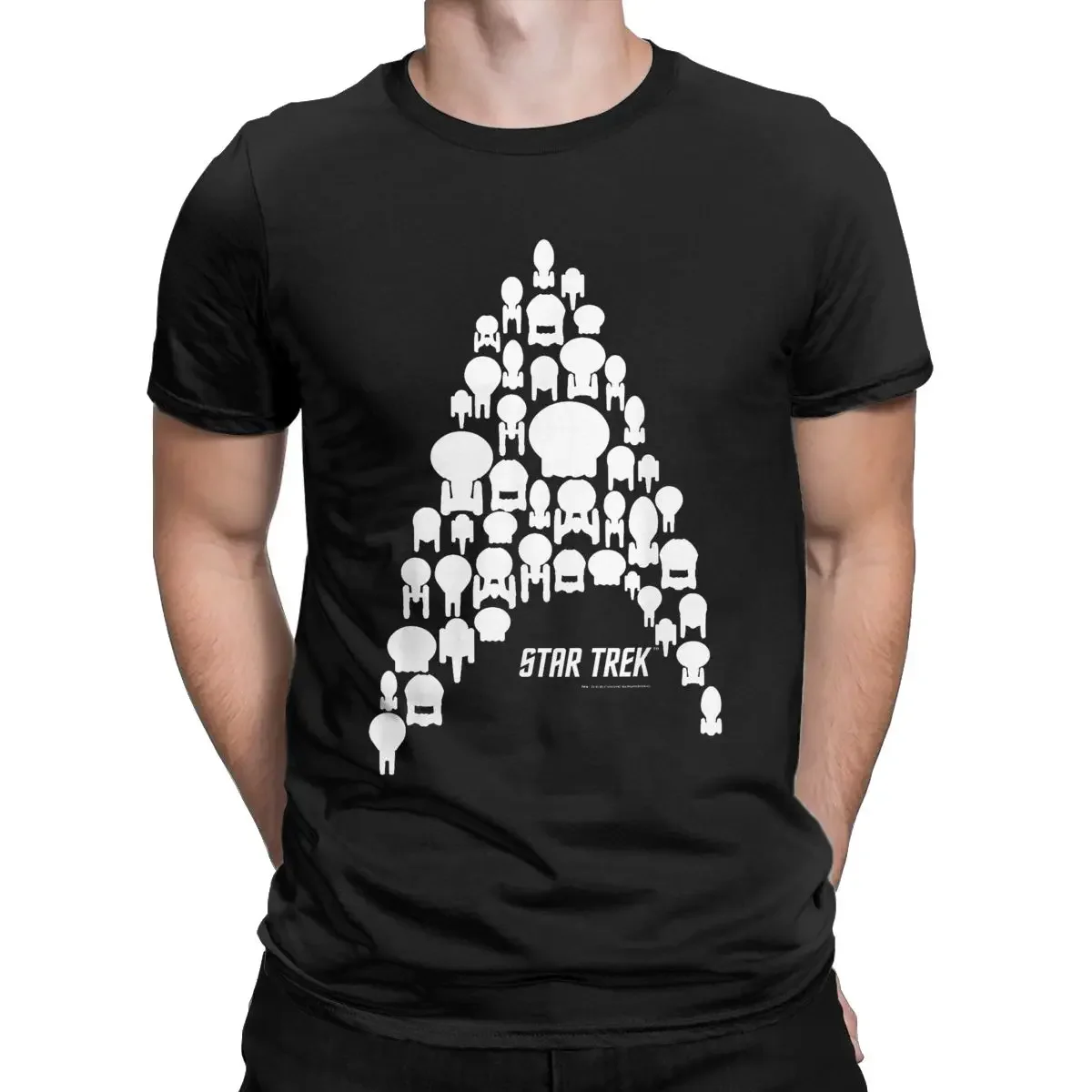 Звездные тройные футболки с изображением дельты Российской Федерации классные