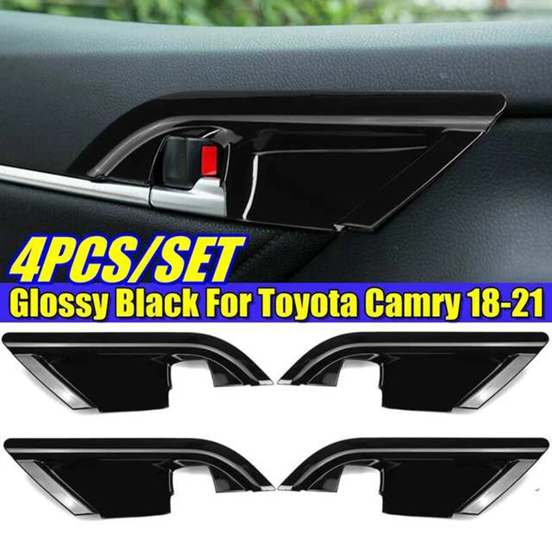 

4 шт., наклейки на дверные ручки для Toyota Camry 2018-2021
