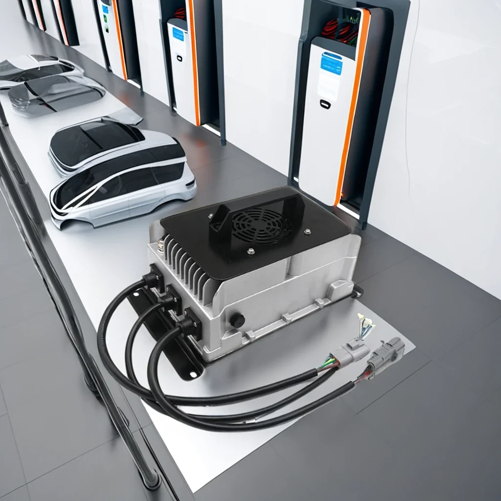 Портативное зарядное устройство мощностью 3 кВт для электромобилей с выходное