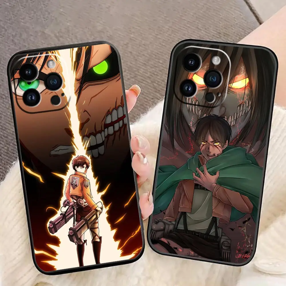 

Funda Coque Case For iphone Apple 14 13 12 11 Pro XS Max Mini X XR SE 8 7 6S 6 Plus 5 5S Case Para Eren Yeager A-Attack on Titan