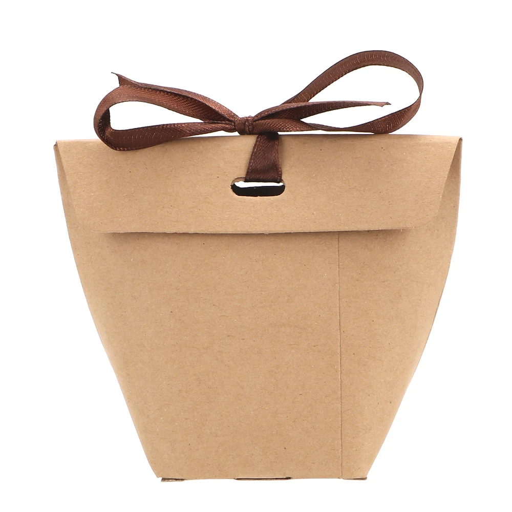 Белая черная сумка для конфет 50 шт. |