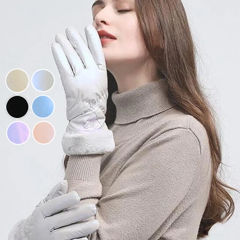 

Ski Gloves Women Waterproof Warm Winter Gloves Mobile Phone Touch Screen Skiing Gloves Snow Motorcycle Gloves