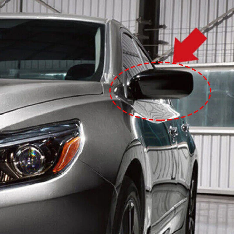 Блестящее черное боковое зеркало заднего вида для Nissan Altima 2013 2014 2015 2016 2017 959-191