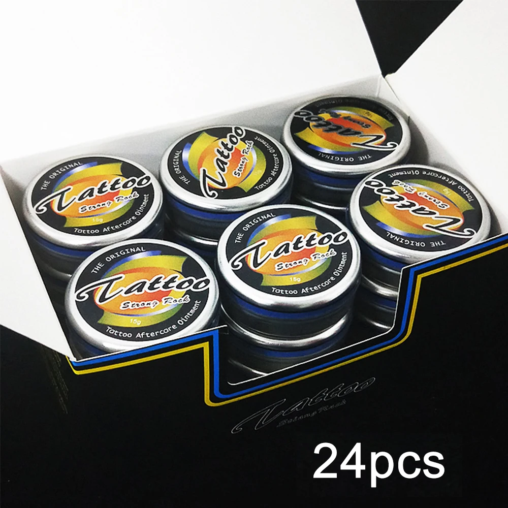 

Tattoo cream 24pcs/box Aftercare ointment Tattoo supplies Tattoo healing repair cream Care repair ointment Skin restoration