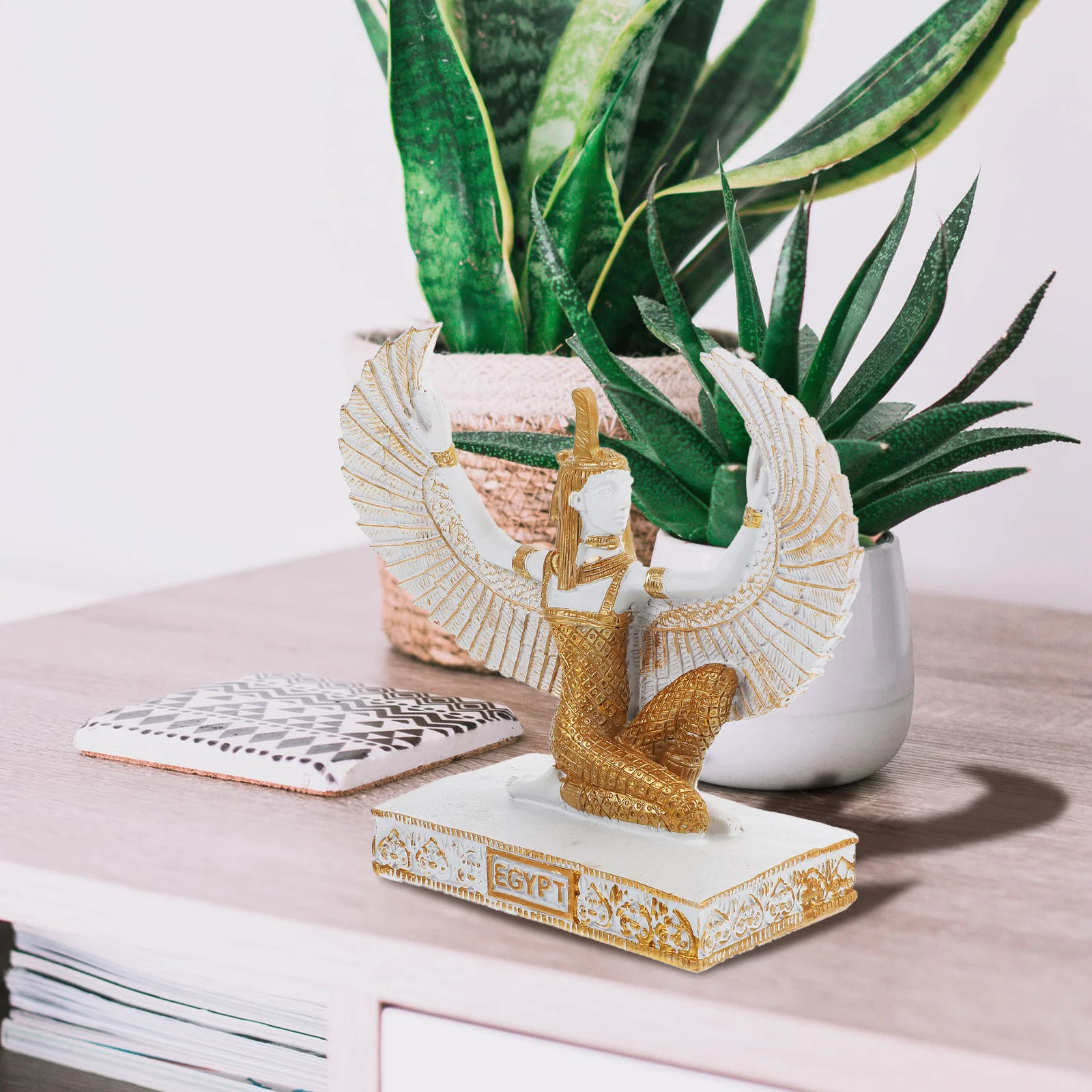 

Goddess of Beauty Egyptian Decor Decorative Egyptian Style Goddess Statue