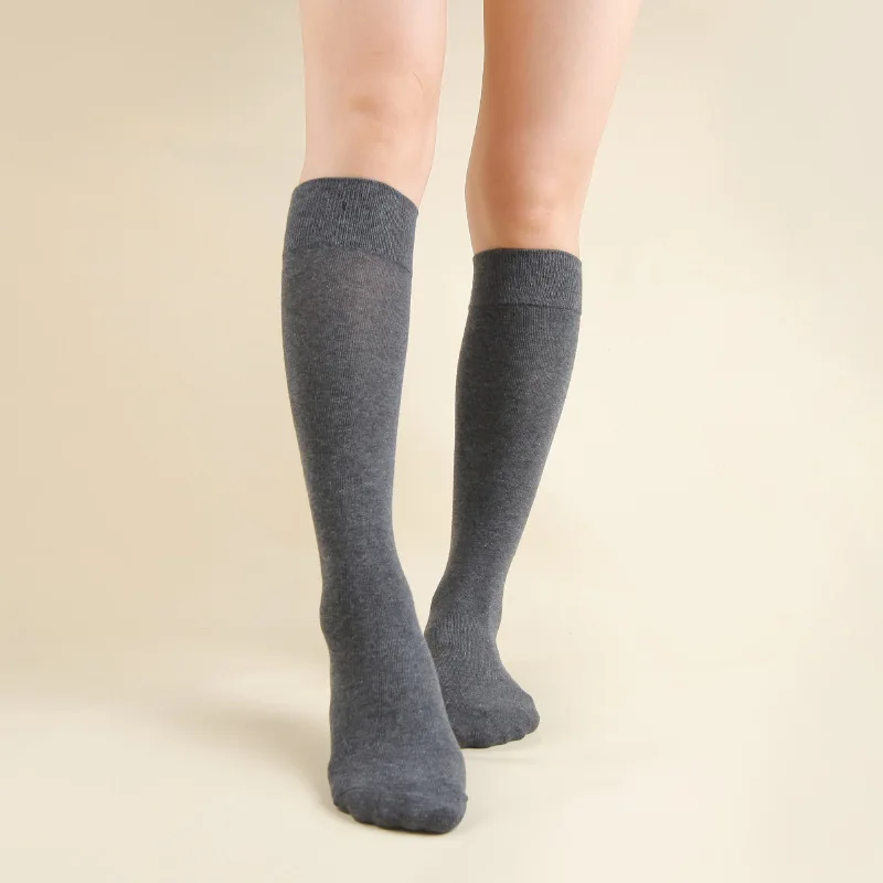 Calf Socks Women mid-thigh Socks Pressure Thin Legs Skinny Solid Color Cotton Thigh High Socks Long Socks Socks Men Socks Women