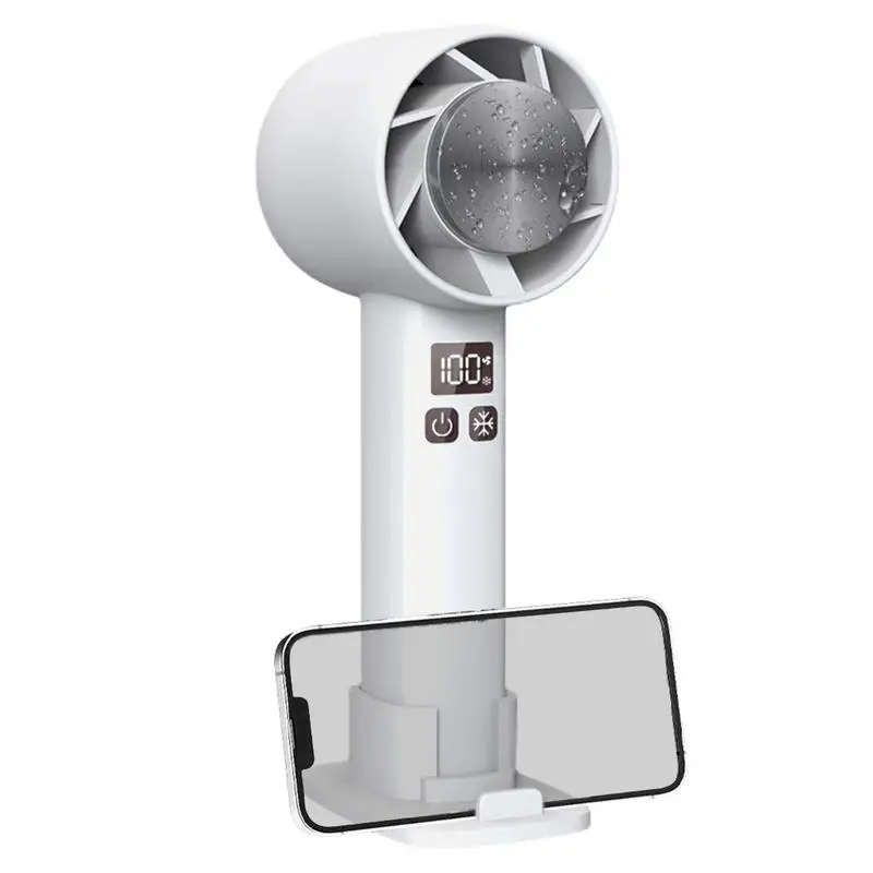 

Перезаряжаемый портативный вентилятор, охлаждающий вентилятор для кондиционера, бесшумный мини-вентилятор 1800 мАч, 3 скорости, с цифровым дисплеем, полупроводник