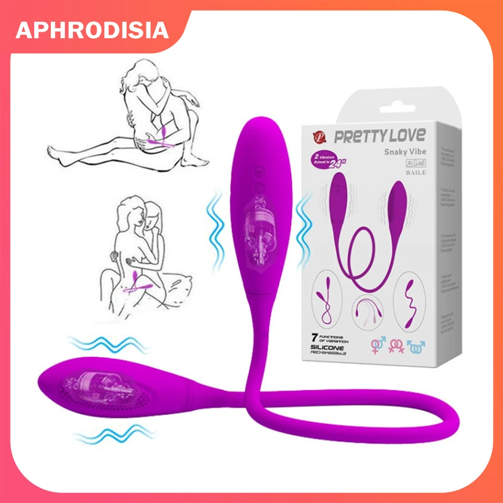 

Sex Toys for woman Double Dildo Anal Vibrators Men 7 Speeds Vibrating Eggs Adult Rechargeable Masturbator Clitoris Stimulator