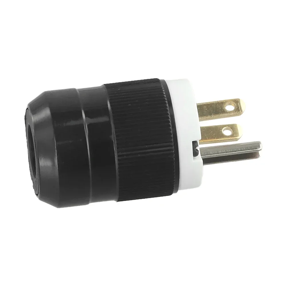 1 компл. NEMA 5-15P 15A 125 В 2-полюсный 3-проводной заземляющий прямой лезвие мужской