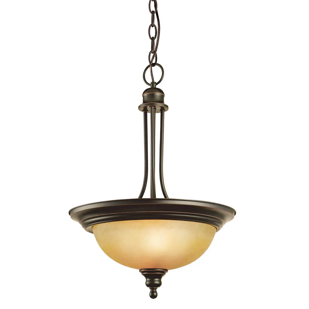 

2 Light Pendant, Oil Rubbed Bronze
