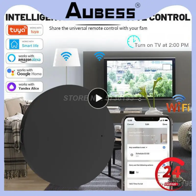 

1~6PCS Tuya Infrared Controller Smart Life Timer And Automatic Trigger Smart Home Control Voice Control Smart Ir Remote Control