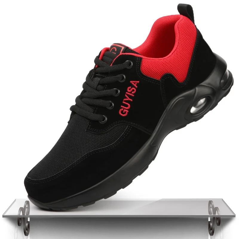 

Cushion Work shoes Breathable Working Shoes Men Safety Shoes Male Steel Toe Protective Labor Security Boots S8100-S8115