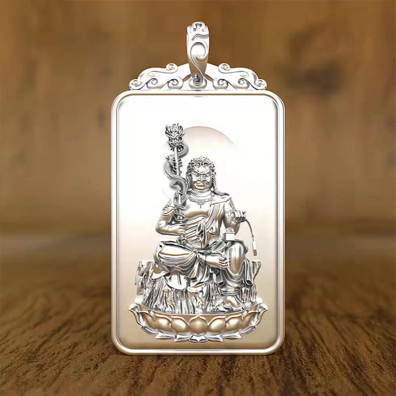 

Мужская и женская подвеска Бодхисаттва с изображением человека из двенадцати знаков зодиака