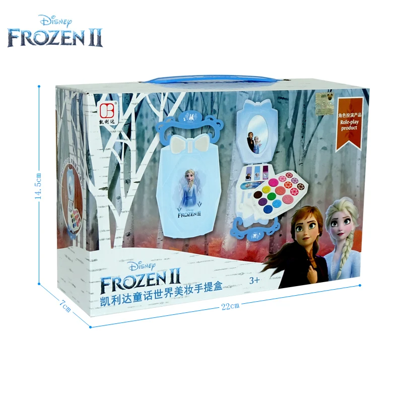 

New Disney girls frozen Makeup Toys with gift box Cosmetics Princess Makeup Box Set Toy Gift
