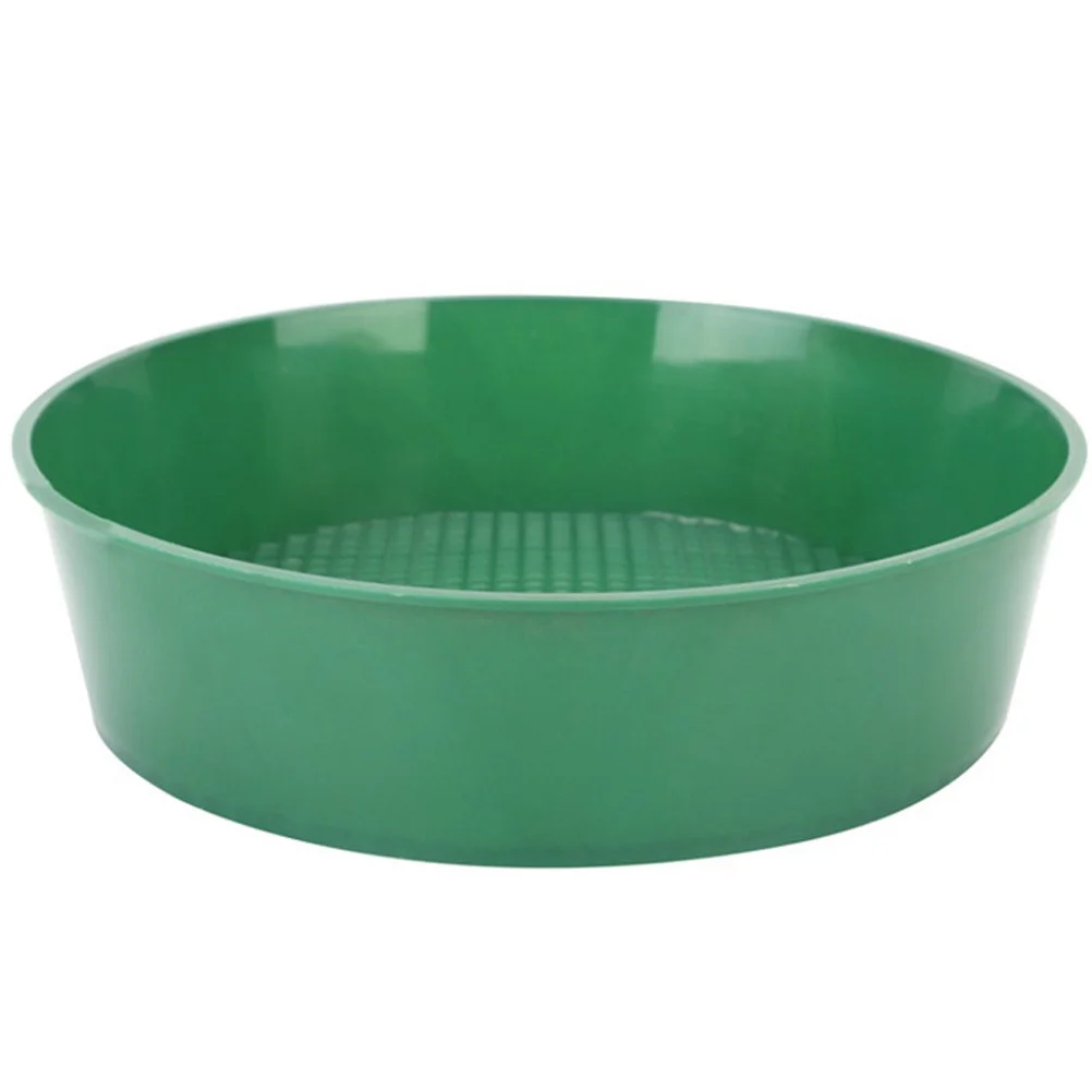 

Garden Screen Plastic Strainer Soil Sifter Tool Home Sifting Pan Sieve Mesh Sifters Planting