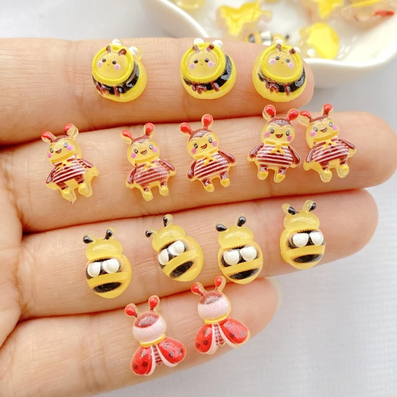 50 шт. смешанные Подвески для дизайна ногтей