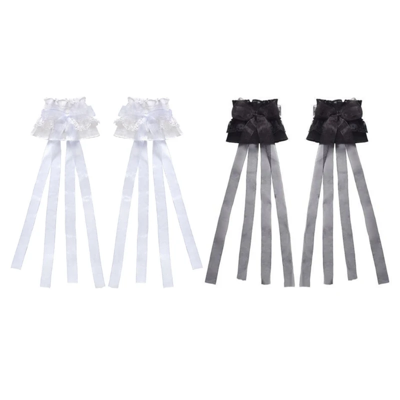 

Bridal Arm Cuffs Sleeves for Wedding Party Black / White Accessori
