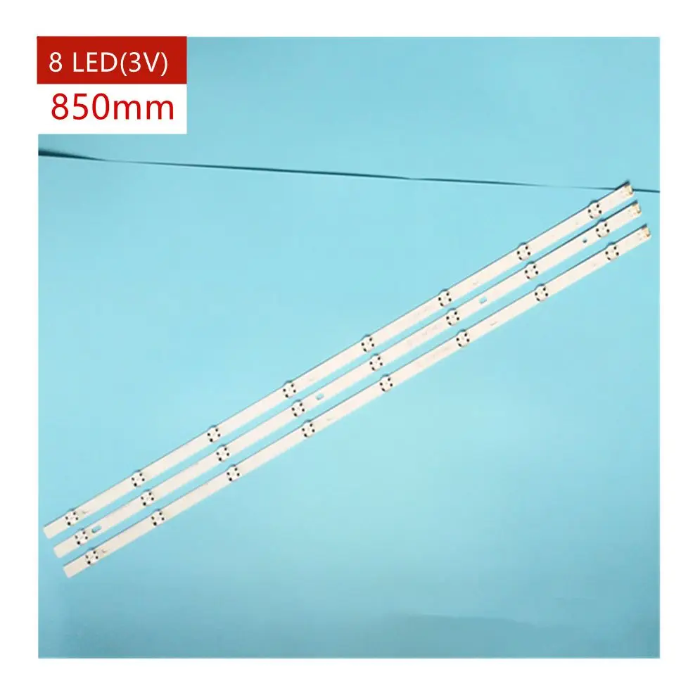 

3pcs/set LED backlight strip for LG UF64_UHD_A 43UH603V 43UH610V 43UF6407 HC430DGN 43UF6409 43UH6030 43UF640 43UF640V 43LH604V