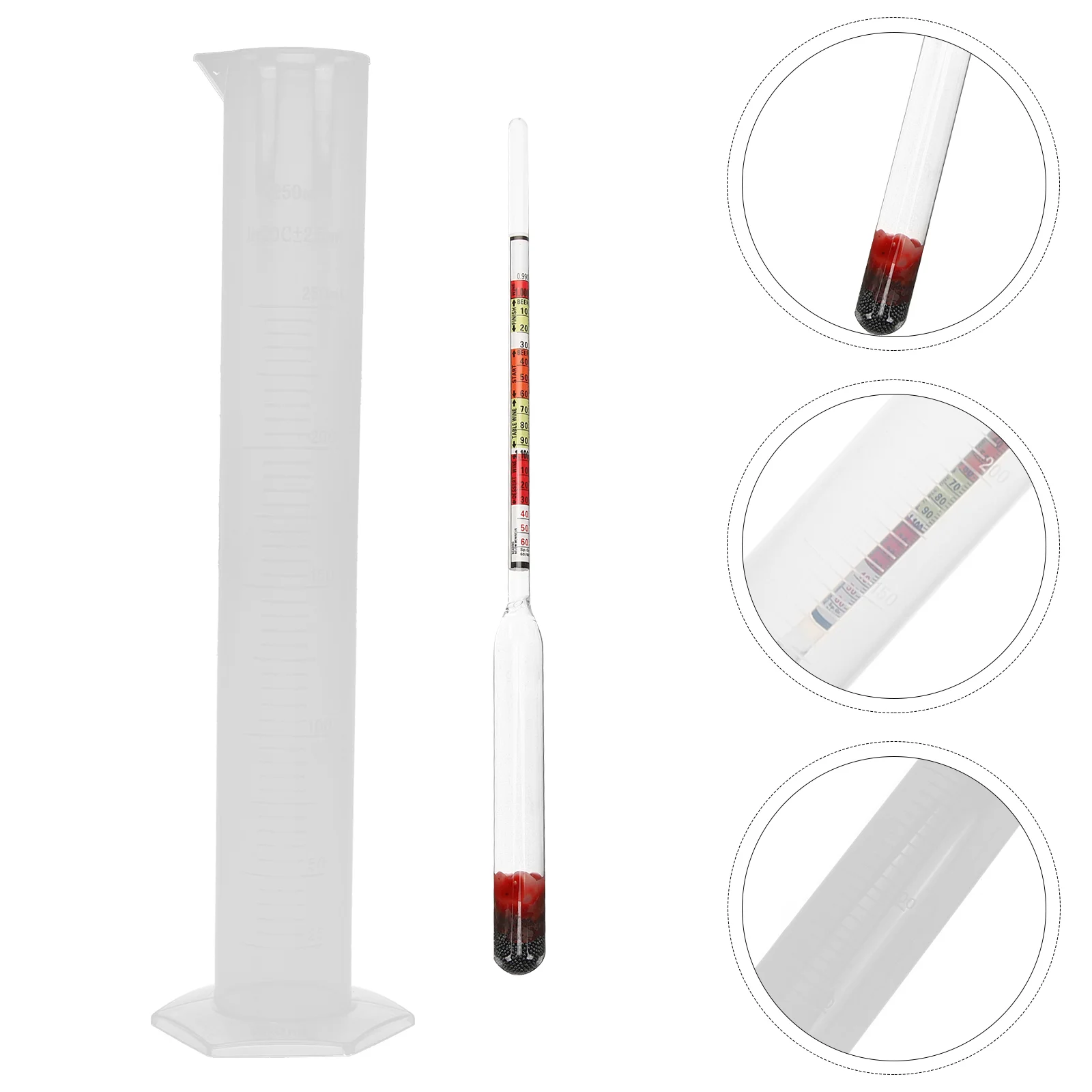 

Meter Fermentation Kit Hydrometer Beer Tester Making Brewing