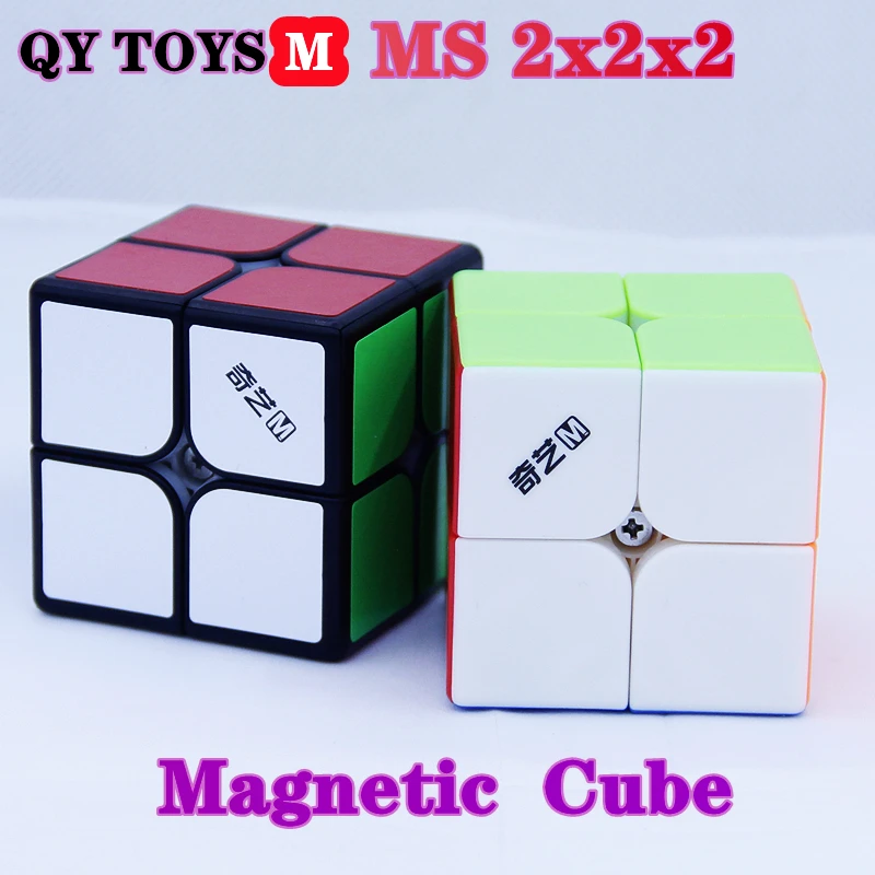 Волшебный куб серии Qiyi MS магнитный 2x2 2x2x2 скоростные кубики Mofangge для детей игрушки