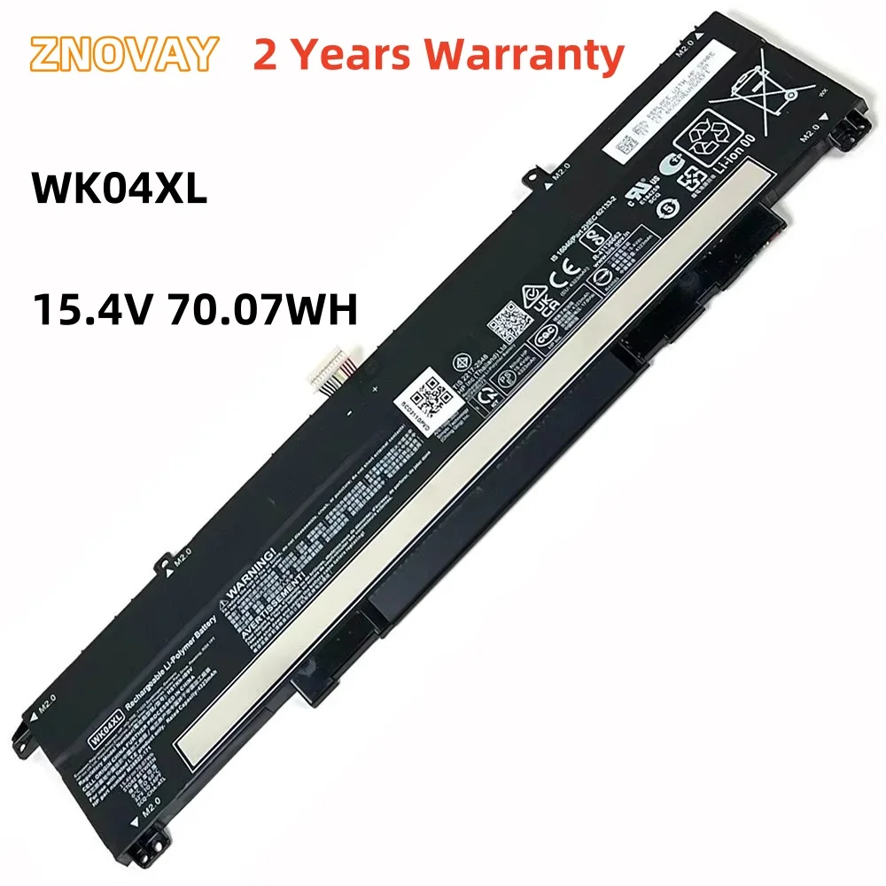ZNOVAY WK04XL Аккумулятор для ноутбука HP Omen 16 17 7 8 Victus Pro TPN-Q263/Q264 M41640-AC1 HSTNN-OB21 TPN-Q265 TPN-Q266
