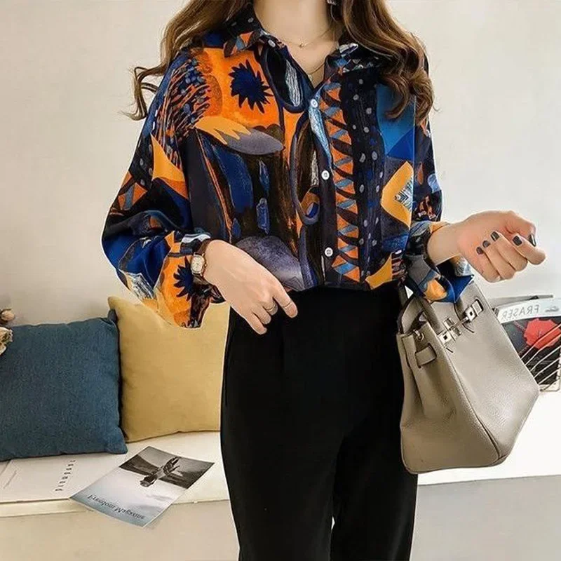 Женские рубашки CHUJIE из хлопка